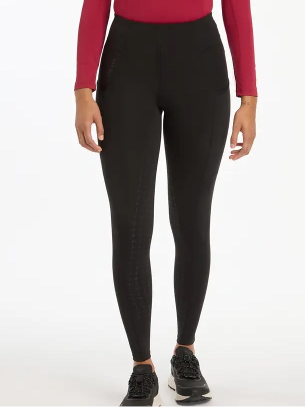 Lemieux Naomi Equestrian Riding Leggings Breeches Pants Pull On Tights Size XS 2